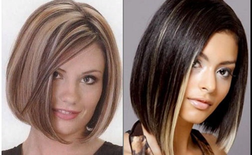 Graduerad bob - en trendig frisyr för medium hår. Foton, nya artiklar 2020, framifrån, baksida. Hur det ser ut med lugg, höjdpunkter
