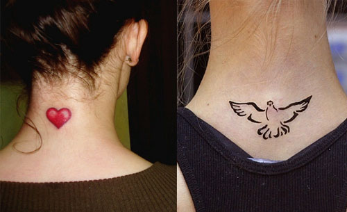 Tatuaże mające znaczenie dla dziewcząt: napisy z tłumaczeniem na łacinę, zwroty, krótkie cytaty, szkice. Małe kobiece tatuaże. Zdjęcie