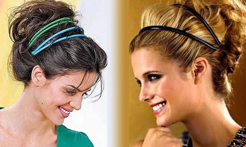 Peinados griegos para cabello medio. Foto con flequillo, vendaje, banda elástica, bultos, rizos. Como hacerlo tu mismo