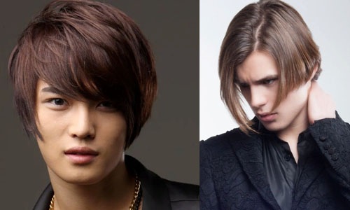 Haarschnitte für Teenager. Fotos und Namen, Modetrends 2020 für mittleres, lockiges Haar, Model, stilvolle Männer, modern