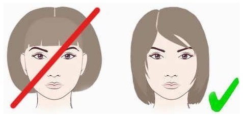 Talls de cabell per a dones obeses amb una cara rodona després dels 30, 40, 50, 60 anys, amb els cabells prims, bob, bob. Curt, mitjà, llarg, amb serrell