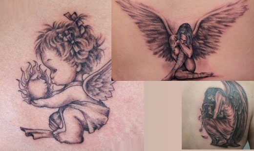 Tetovaže na lopatici za djevojčice. Fotografije, ideje, skice, natpisi s prijevodom, ptice, cvijeće, uzorci, hijeroglifi