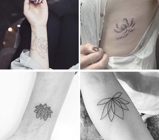 Prekrasne male tetovaže za djevojčice. Skice i značenja, fotografije