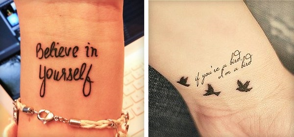 Piękne małe tatuaże dla dziewczynek. Szkice i znaczenia, zdjęcia