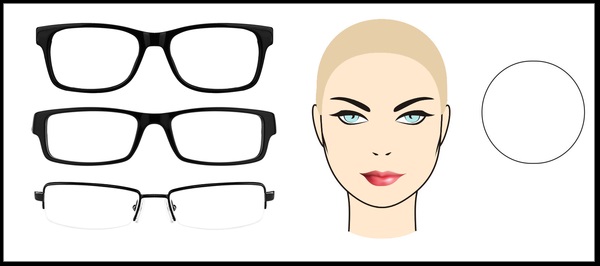Auswahl der Brille nach der Gesichtsform einer Frau für Sicht, Sonnenschutz. Regeln. Modische Nachrichten 2020