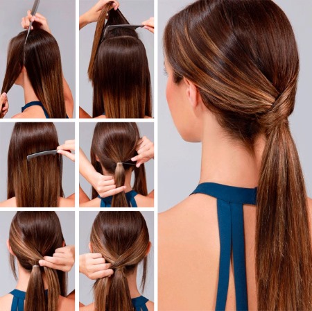 Coiffures simples pour les cheveux longs. Comment le faire vous-même étape par étape