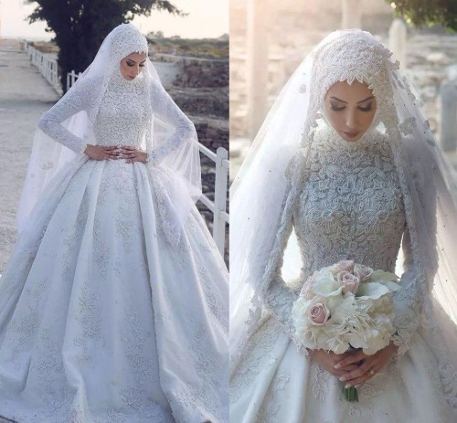 Vestidos de novia musulmanes. Modelos, estilos, que es mejor comprar.