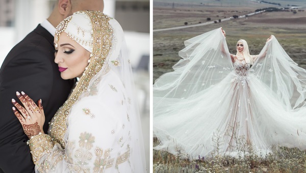 Musulmoniškos vestuvinės suknelės. Modeliai, stiliai, kuriuos geriau pirkti