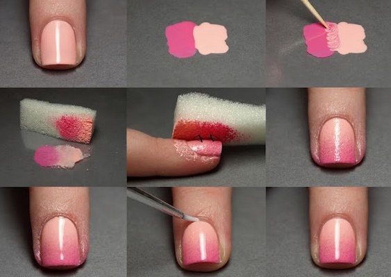 Manucure légère pour les ongles courts avec du vernis gel. Photos, designs, idées de mode 2020