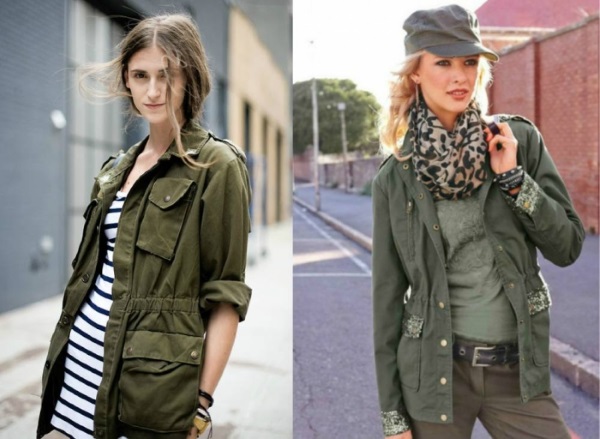 Vojni stil u ženskoj odjeći. Što je to, kako odabrati i nositi