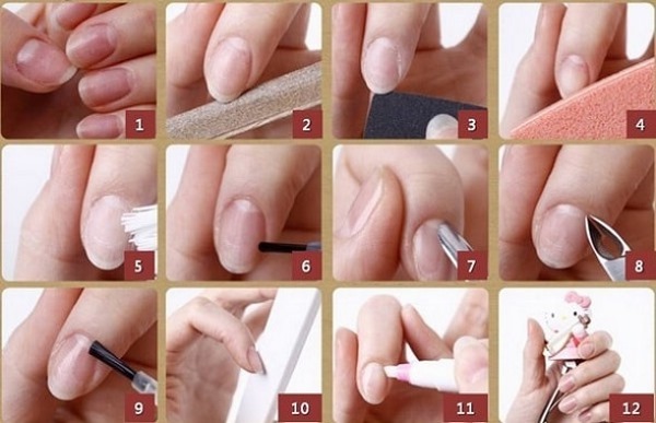 Aplicació pas a pas d’esmalt de gel a les ungles. Foto, instruccions de vídeo per a principiants, consells