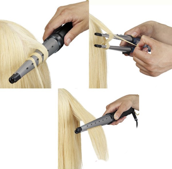 Fer à friser Bebilis, sèche-cheveux, coiffeur. Photos, instructions d'utilisation, avis