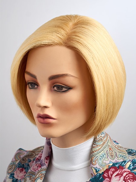 Perruques de cabell naturals per a dones amb imitació del cuir cabellut. Fotos i preus