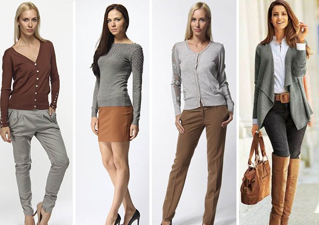 Couleur grise dans les vêtements pour femmes, hommes. Quelles nuances sont combinées avec, photo, couleur