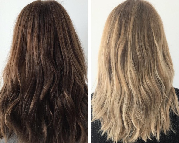 Pepeljasto smeđa boja kose. Fotografije prije i poslije bojenja. Boje i upute