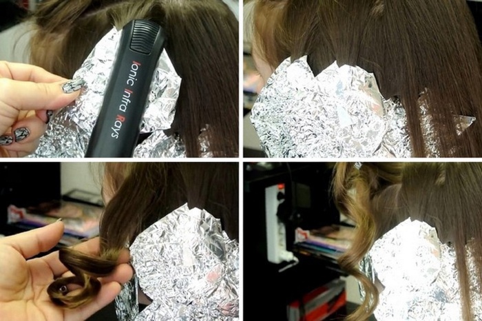 Cara membuat keriting untuk rambut panjang dengan besi, besi pengeriting, pengeriting. Foto, gaya rambut ikal sederhana, panjang dan pendek