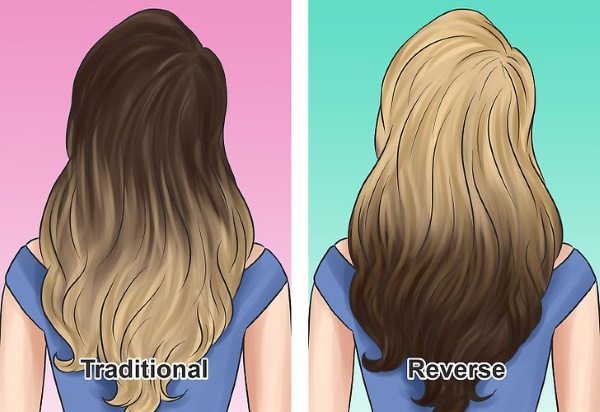 Ombre za smeđu kosu srednje dužine, srednje, kratke. Fotografija, tko odgovara