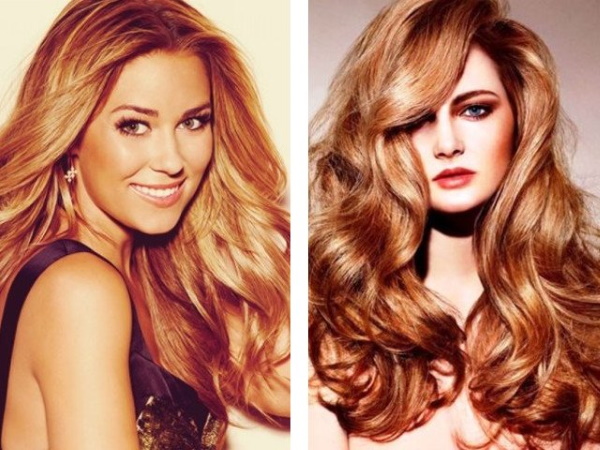 Color de pelo castaño rojizo. Fotos de antes y después, colores, matices, a quién le conviene