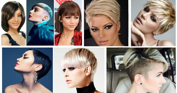 Pentinats de dona per a cabells curts després de 40-50-60 anys. Fotos amb títols
