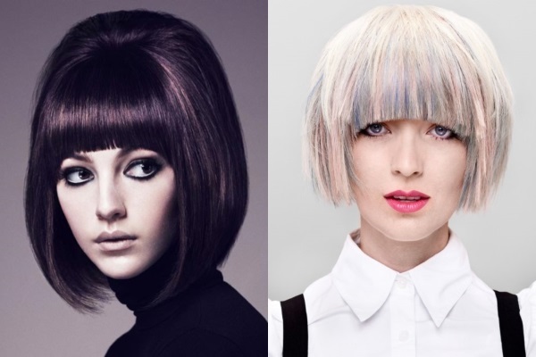 Sieviešu matu griezumi vidējiem matiem. Fotogrāfijas, modes tendences 2020. gads