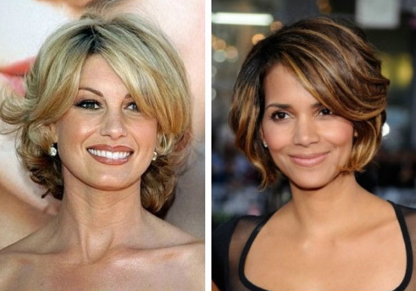 Korta hårklippningar för kvinnor med lugg. Foton, modetrender 2020
