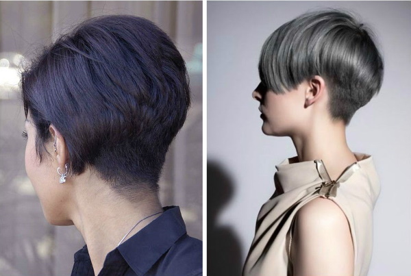 Potongan rambut pendek untuk wanita dengan poni. Foto, trend fesyen 2020