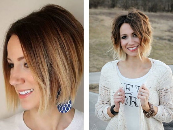 Ombre za tamnu kratku kosu. Fotografije prije i poslije bojenja, kako to učiniti kod kuće