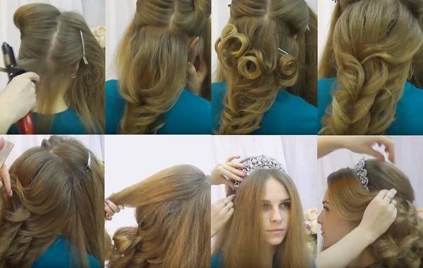Šukuosenos su pynėmis vidutiniams plaukams mergaitėms ir mergaitėms. Nuotrauka, kaip tai padaryti žingsnis po žingsnio