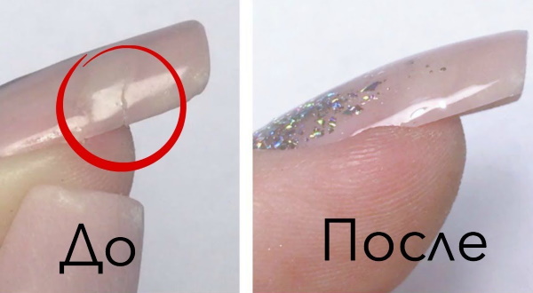 Què fer si es trenca una ungla, com arreglar-la sota gel de gel, estesa
