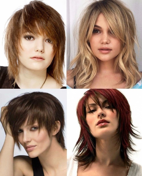 Corte de pelo para cabello medio con y sin flequillo. Peinados de moda 2020