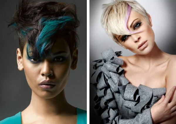 Tècniques de coloració del cabell 2020: moda, moderna, nova inusual. Una foto