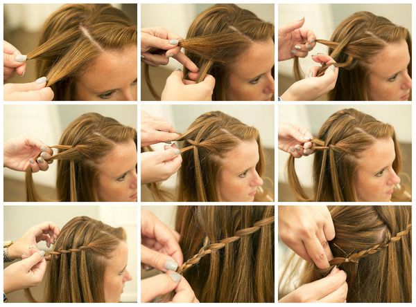Kiểu tóc đơn giản cho mái tóc trung bình cho mọi ngày, lễ, cho tuổi teen. Ảnh, cách thực hiện từng bước