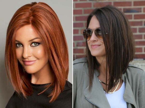Potongan rambut wanita yang bergaya untuk rambut sederhana 2020. Foto, trend fesyen selama 30-40-50 tahun
