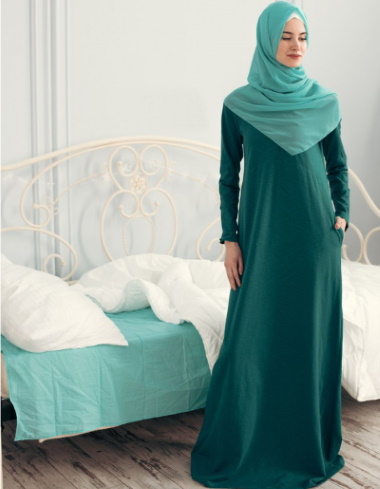 Duge haljine s dugim rukavima islam. Fotografije, novi modeli