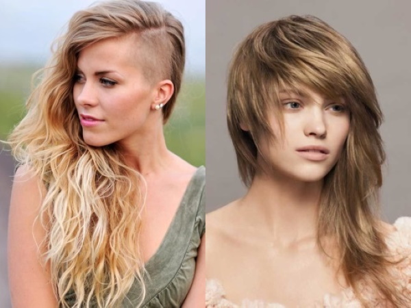 Trendiga frisyrer för långt hår 2020 för kvinnor. Nya artiklar som ökar volymen med lugg och utan