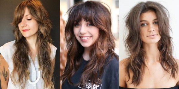 Thời trang cắt tóc cho tóc dài 2020 dành cho nữ. Các vật phẩm mới giúp tăng âm lượng khi có tiếng nổ và không có