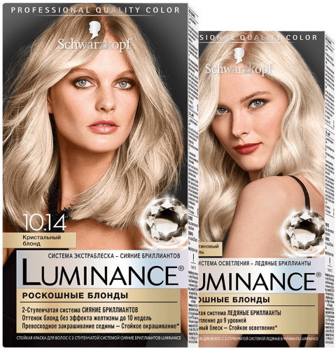 Paleta de colores Schwarzkopf Luminance (Schwarzkopf Luminance), tinte para el cabello. Reseñas, precio