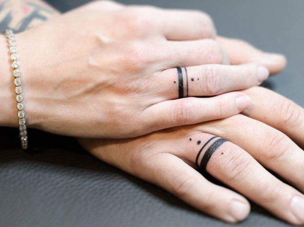 Tatuatges per a un parell d’amants amb significat, inscripcions, fotos amb descodificació