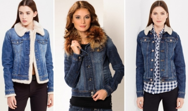 Jeans mit Fell für Frauen, Winter, Herbst. Foto, was zu tragen