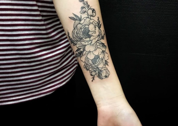 Dizajn tetovaža ruku za djevojčice. Fotografija