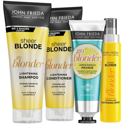 Šamponi John Frieda (John Frieda) za plavuše, brinete, volumen, posvjetljivanje. Recenzije, cijena