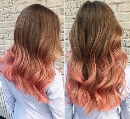 Kolor włosów brzoskwiniowy. Jak zrobić, zdobyć, zdjęcie, gdzie kupić farbę, kto pasuje