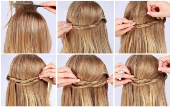 Các kiểu tóc cho mặt trái xoan dành cho tóc dài, ngắn vừa phải. Một bức ảnh