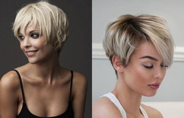 Okrągłe fryzury na twarz dla kobiet po 30-40-50-60 latach. Zdjęcie z grzywką i bez