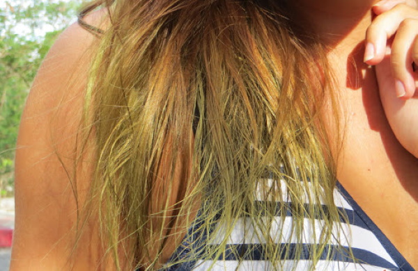 Djevojke imaju zelenu kosu nakon izbjeljivanja, kane, bazena, basme. Fotografija kako popraviti