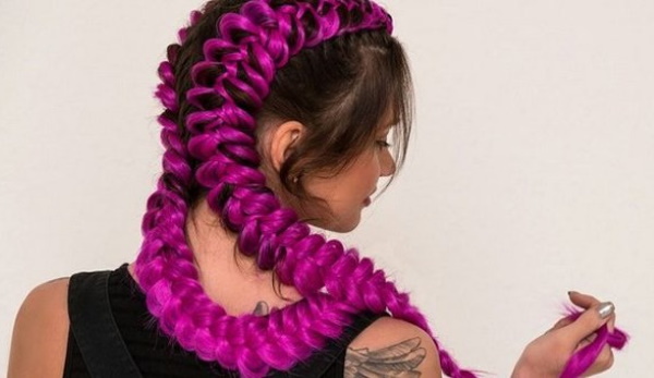 Cómo tejer kanekalon en tu cabello. Foto, video tutoriales paso a paso