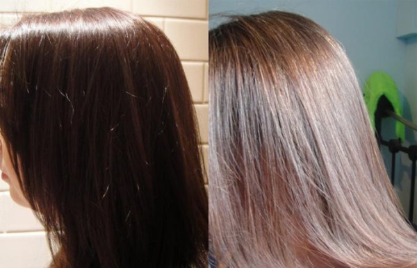 Warna rambut berambut perang yang sejuk. Foto sebelum dan selepas pewarnaan, ulasan