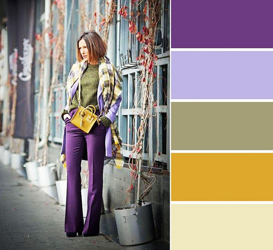 S kojom je bojom lila kombinirana u odjeći za žene. Fotografija