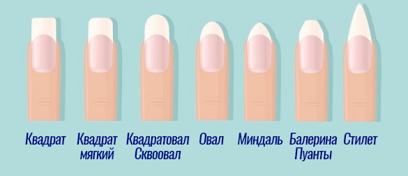 Neutralna manikura s gel lakom na kratkim, dugim noktima. Fotografija